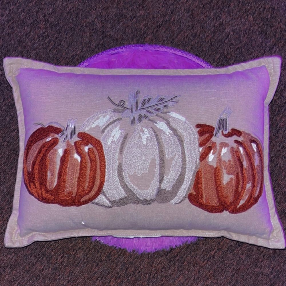 Pumpkin Patch Decorative Throw Pillow